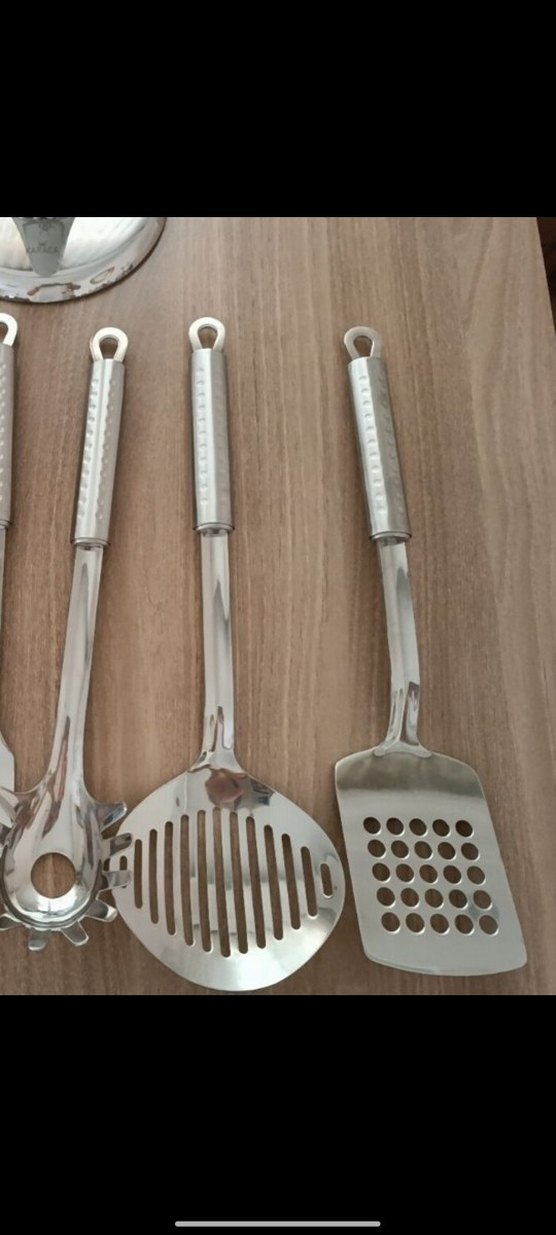 Gri Metal Mutfak Gereçleri Seti - Görsel 4