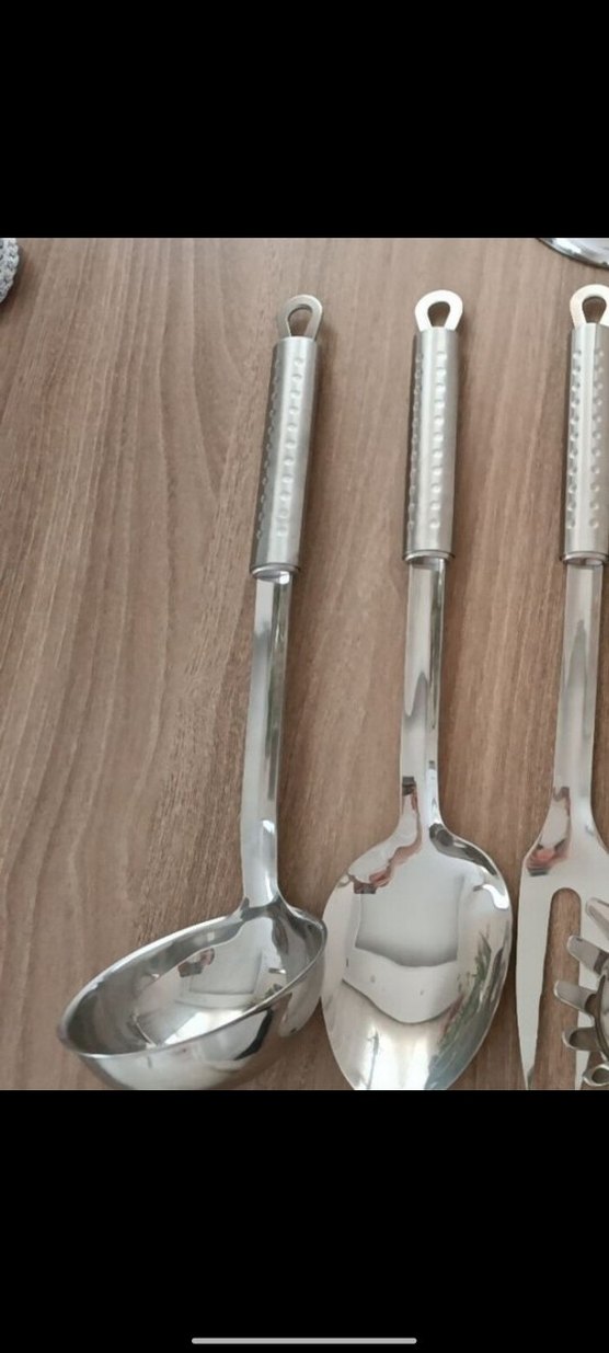 Gri Metal Mutfak Gereçleri Seti - Görsel 3