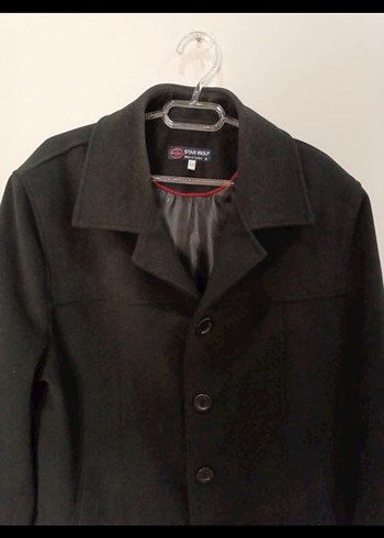 Erkek Siyah kaşe mont - Görsel 2