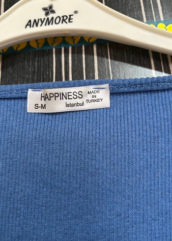 Diğer Uzun Kollu Mavi Denim Bluz