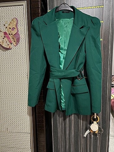 Trendyol & Milla Trendyol Yeşil Blazer Ceket