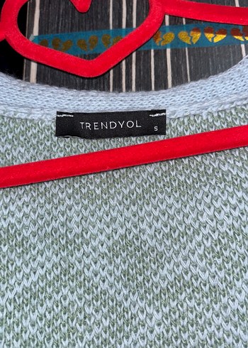 s Beden Trendyol Desenli Gri Kadın Örgü Hırka