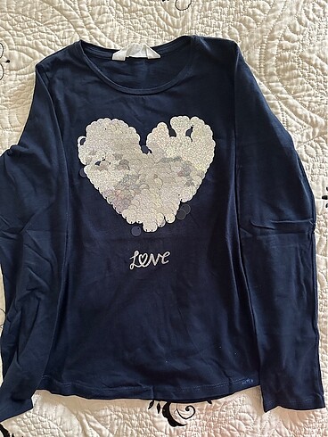 H&M mevsimlik uzun kollu t-shirt