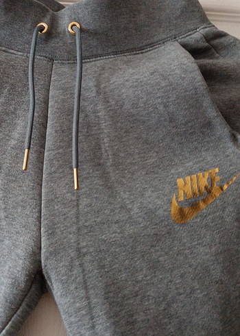 xs Beden Gri Kadın Nike Fermuarlı Eşofman Altı