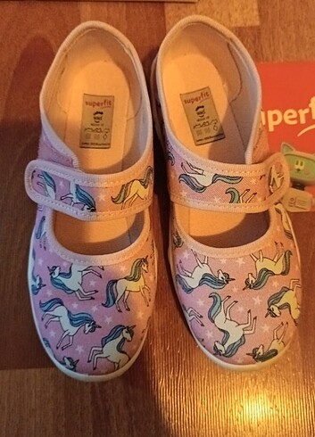 30 Beden pembe Renk Superfit unicorn çocuk ayakkabı