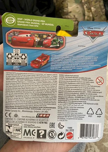  Kırmızı Lightning McQueen hotwheels Araba