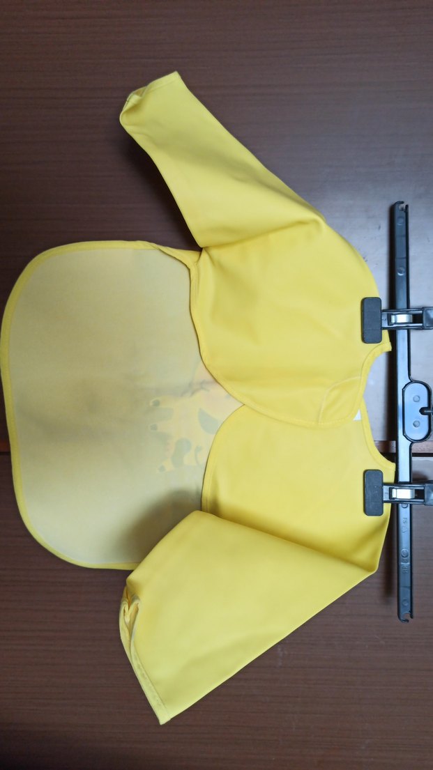 Uzun Kollu Sarı Bebek Önlüğü - Görsel 2