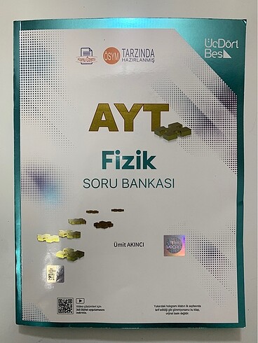 AYT Fizik Soru Bankası 345 Yayınları