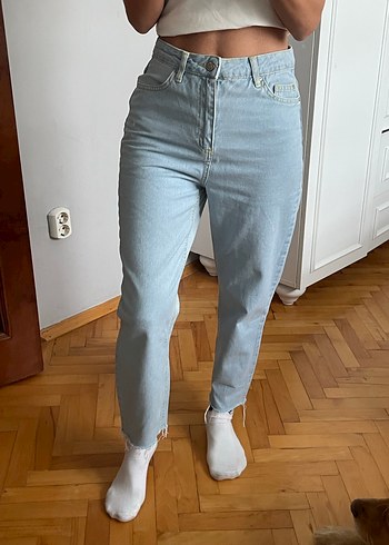 Yüksek Bel Mom Jean - Görsel 2