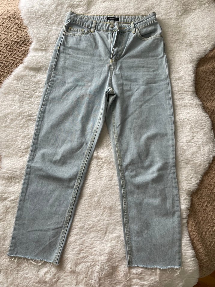 Yüksek Bel Mom Jean - Görsel 4