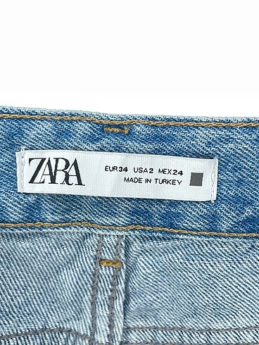 34 Beden mavi Renk Zara Jean / Kot %70 İndirimli.