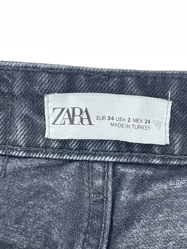 34 Beden siyah Renk Zara Jean / Kot %70 İndirimli.