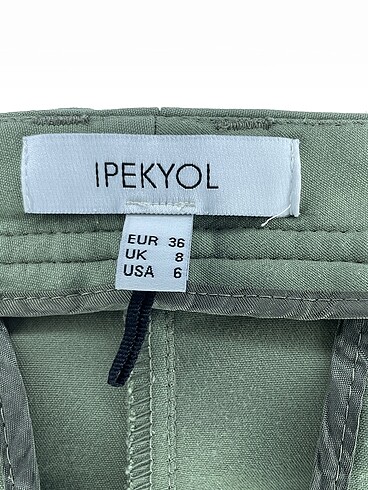 36 Beden haki Renk ipekyol Kumaş Pantolon %70 İndirimli.