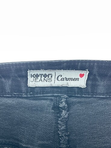 28 Beden siyah Renk Koton Skinny %70 İndirimli.