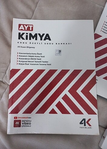  Beden Renk 4K Ayt fizik, kimya, biyoloji soru bankası 