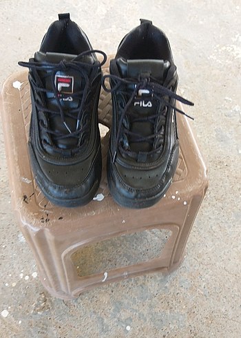Siyah Fila Spor Stiletto Topuklu Kadın Sneakers