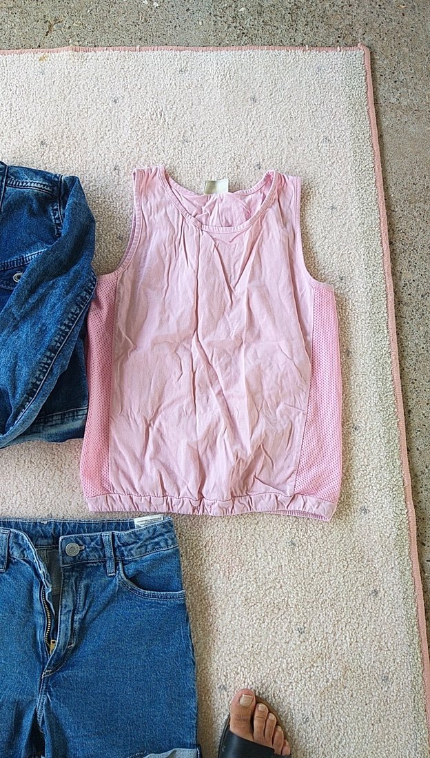 Rahat Kesim Pembe Denim Kız Şortu 3 urun tek fiyat - Görsel 3