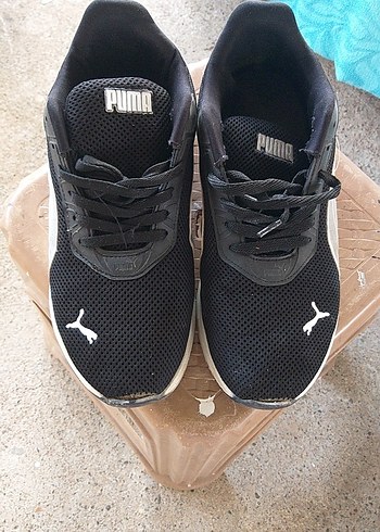 Puma Siyah erkek Spor Ayakkabı orjinal puma degil - Görsel 2