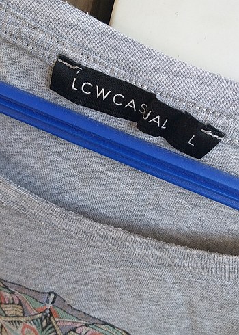 Gri Baskılı Baykuşlu Kadın Tişört açıklamayı okuyun lütfen - Görsel 3