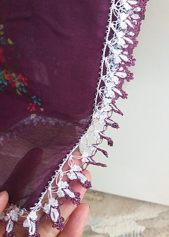 çeyizlik oyalı yazma - Görsel 3