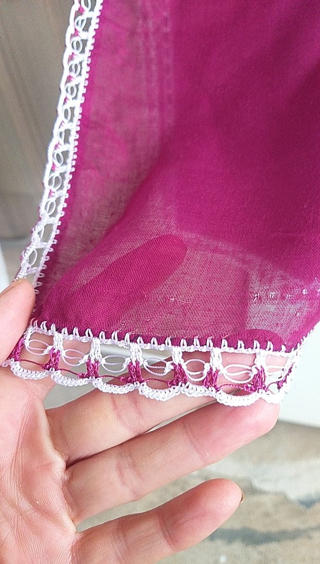 çeyizlik oyalı yazma - Görsel 2