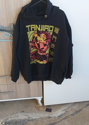 Siyah Baskı Sweatshirt
