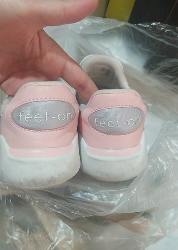 Beyaz Bağcıklı Kadın Spor Ayakkabı - Görsel 6