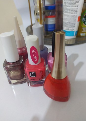 Renkli Pembe Oje Seti - Görsel 2