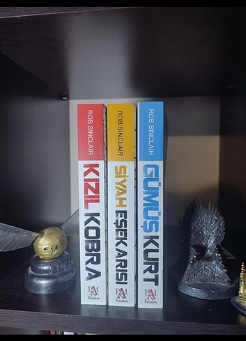 ROB SINCLAIR SERİSİ SET.. Kızıl kobra, Siyah Eşek arısı, Gümüş K