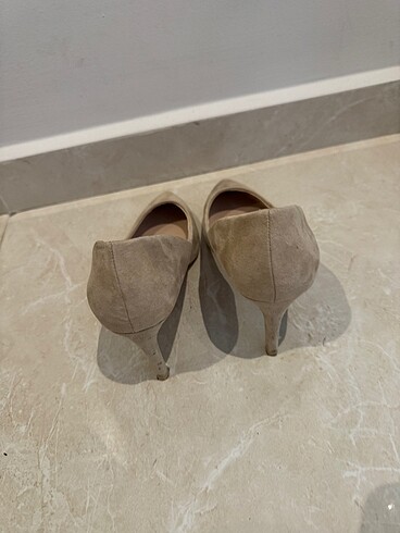 H&M Süet 6 cm topuk ayakabı