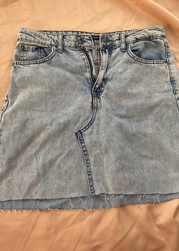 Denim Midi Etek Rahat Kesim