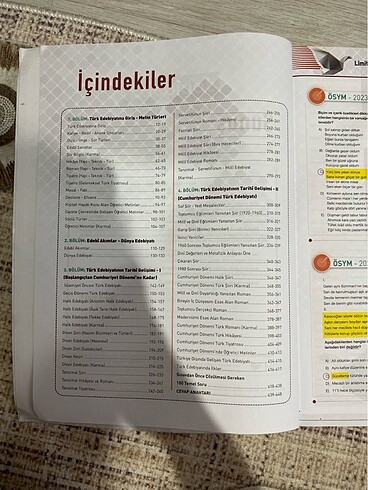 ayt edebiyat soru bankası limit yayınları