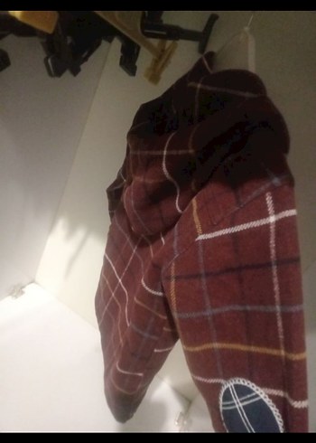 LC Waikiki Bordo Ekose Kadın Gömlek