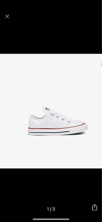 Çocuk beyaz converse