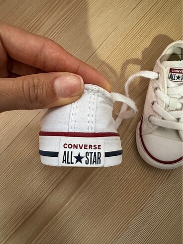 23 Beden beyaz Renk Çocuk beyaz converse