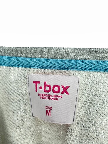 m Beden gri Renk T-box Sweatshirt %70 İndirimli.