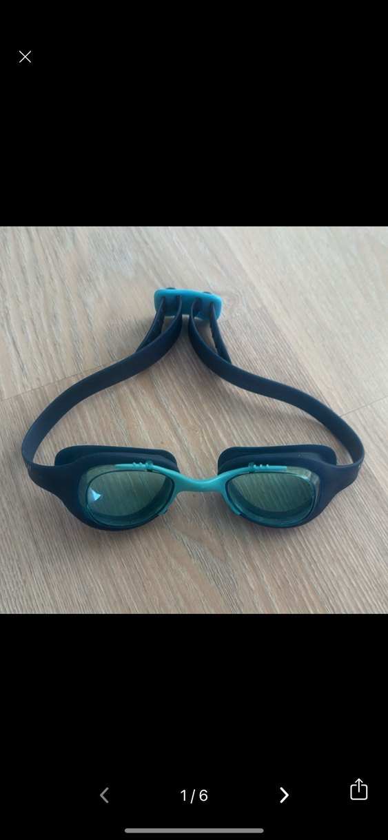 NABAIJI Mavi Elastik Yüzücü Gözlüğü - Görsel 2