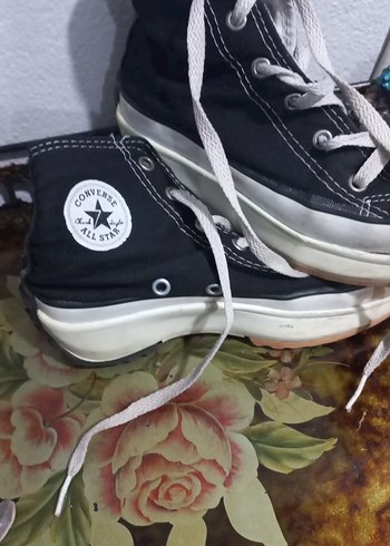 Converse Siyah Platform Topuklu Kadın converse Spor Ayakkabı
