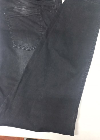 Siyah Midi Boy Kadın Denim Pantolon