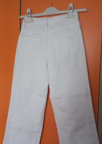 LC Waikiki Beyaz Kız Pantolonu Regular Fit Pamuk