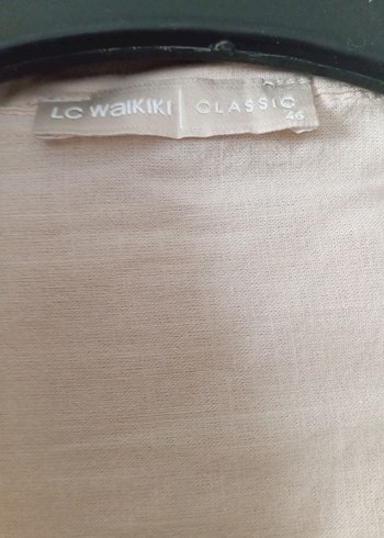 LC Waikiki Bej Keten Midi Gömlek