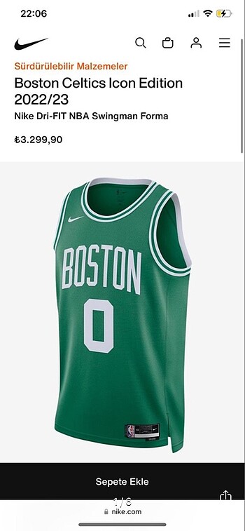 Nike Boston Celtics Forma