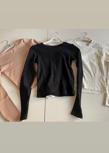 Bej Kadın Bisiklet Yaka Triko Kazak - Görsel 2