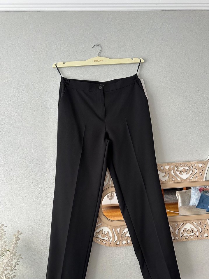 Double krep kumaş pantolon lar - Görsel 4