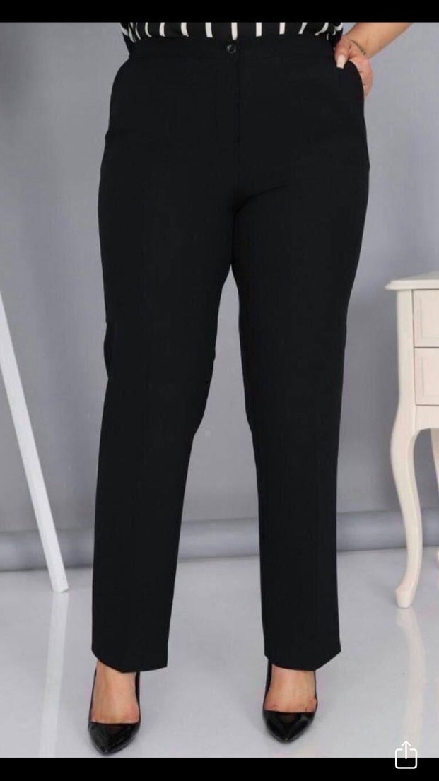 Double krep kumaş pantolon lar - Görsel 2