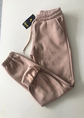 Gri Mini Rahat Kesim Kadın Eşofman Altı - Görsel 3