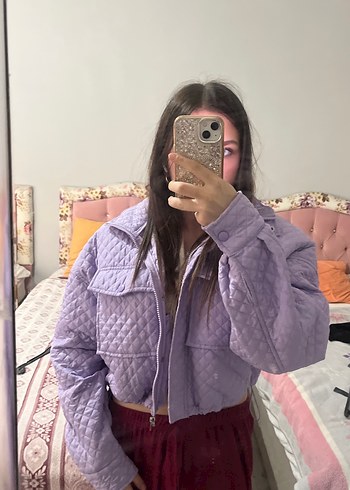 Bershka lila ceket - Görsel 2