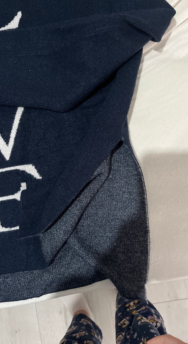 Siyah Uzun Kollu Pamuklu Triko Kazak - Görsel 4