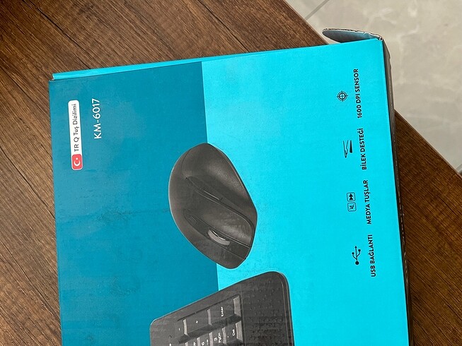 Everest KM-6017 kablosuz klavye mouse set - Görsel 6