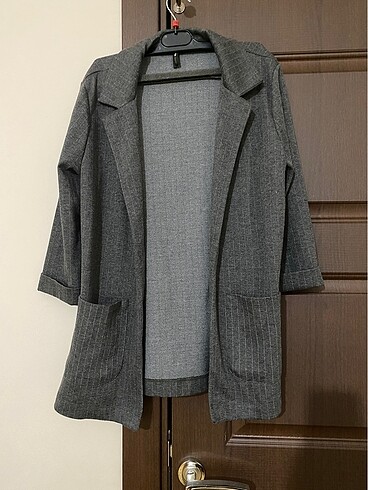 Defacto woman gri blazer yelek